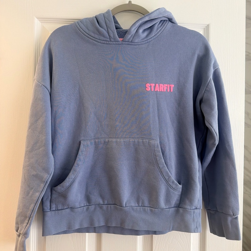 Starfit Lavender Hoodie with Pink Logo